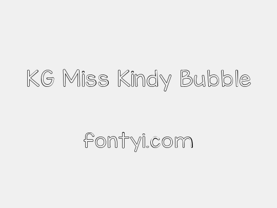KG Miss Kindy Bubble