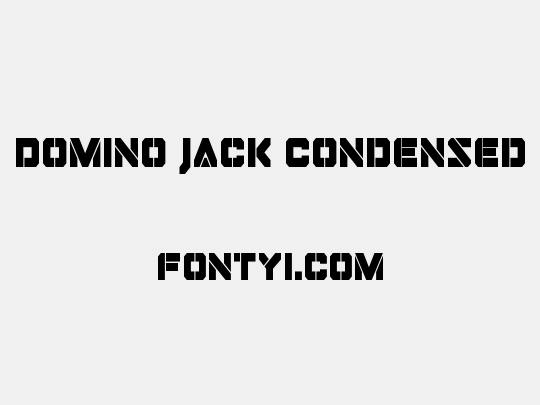 Domino Jack Condensed