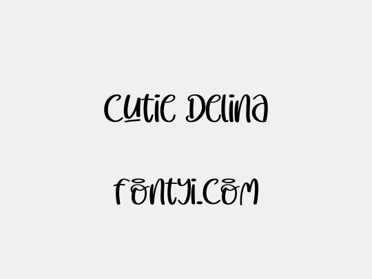 Cutie Delina