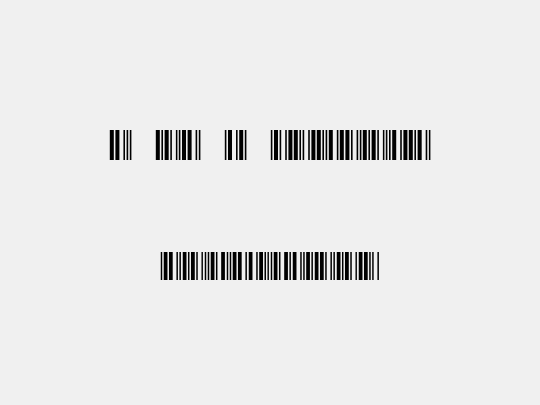 3 of 9 Barcode