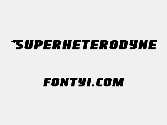Superheterodyne