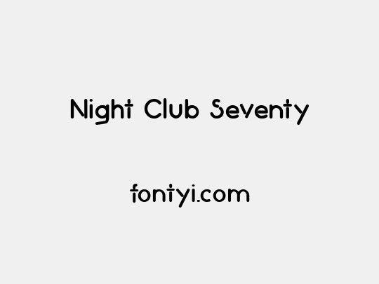 Night Club Seventy
