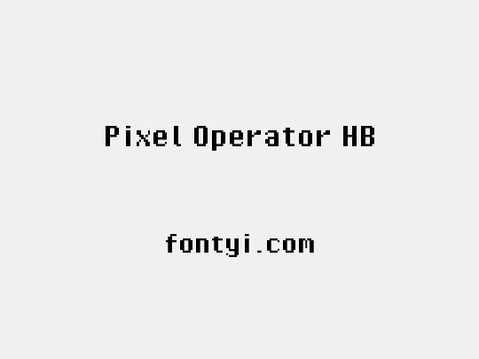 Pixel Operator HB