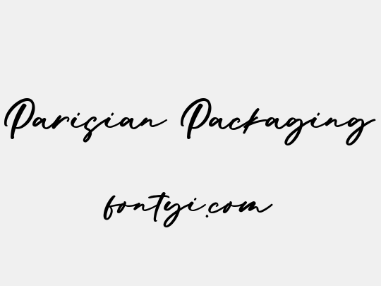 Parisian Packaging