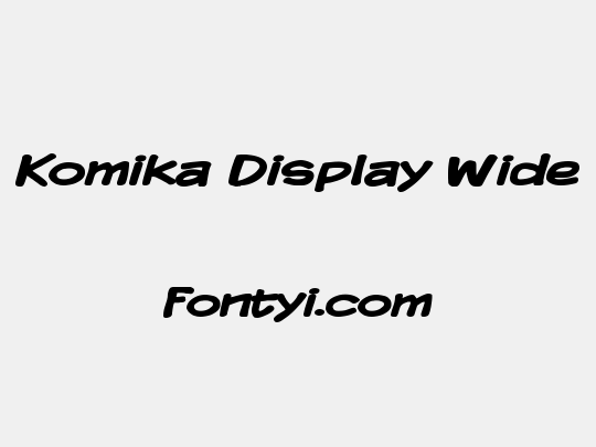 Komika Display Wide