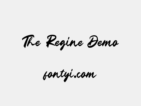 The Regine Demo