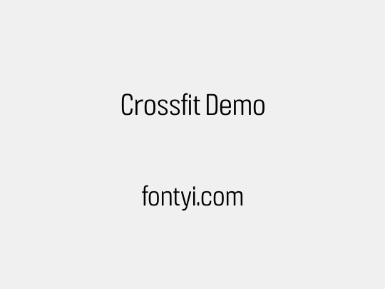 Crossfit Demo