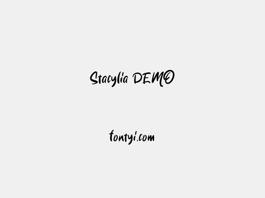 Stacylia DEMO