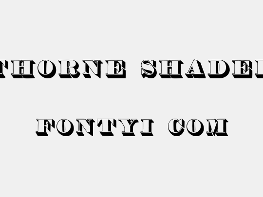 Thorne Shaded