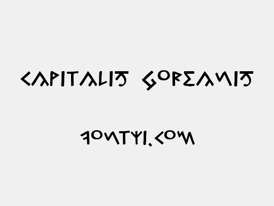 Capitalis Goreanis