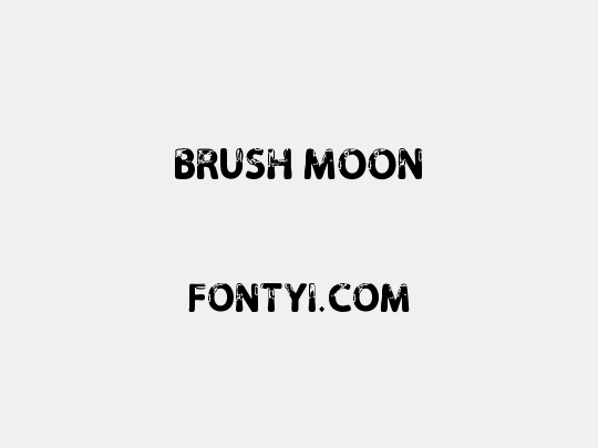Brush Moon