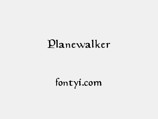 Planewalker