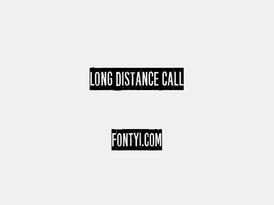 Long distance call
