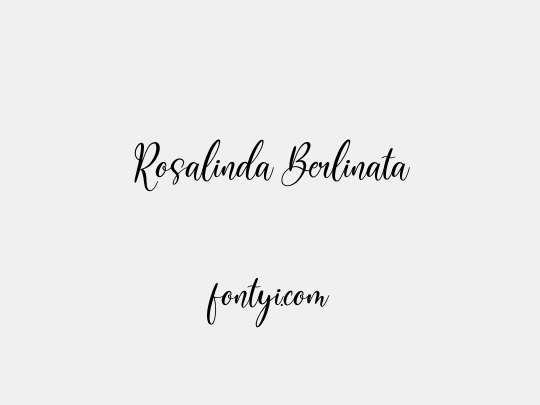Rosalinda Berlinata