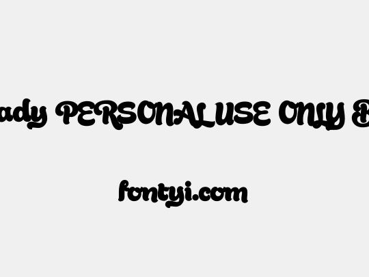 Gready PERSONAL USE ONLY Bold