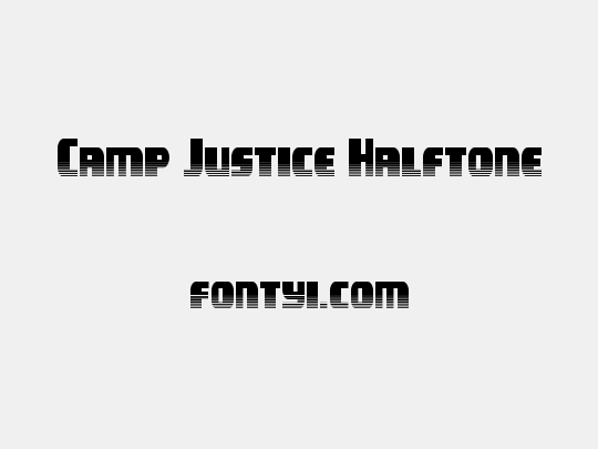 Camp Justice Halftone
