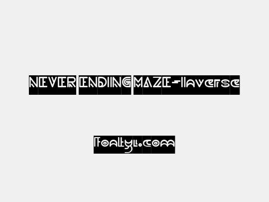 NEVER ENDING MAZE-Inverse