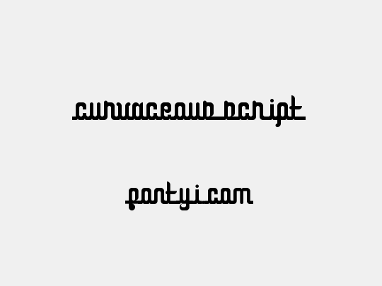 Curvaceous Script