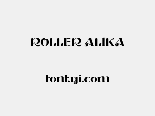 ROLLER ALIKA