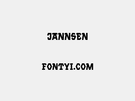 Jannsen