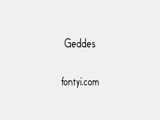 Geddes