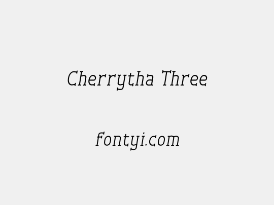 Cherrytha Three