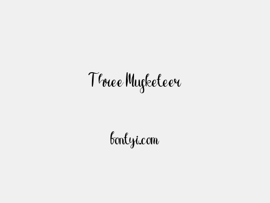 Three Musketeer