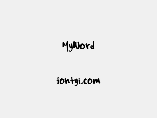 MyWord