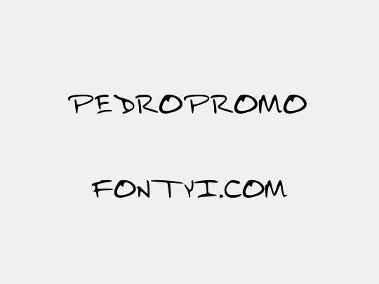 PedroPromo