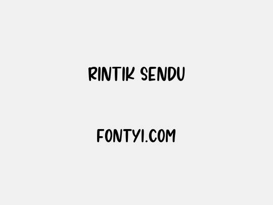 RINTIK SENDU