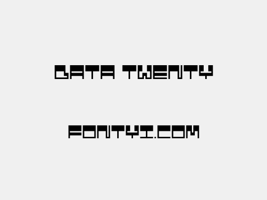 Data Twenty