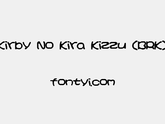 Kirby No Kira Kizzu (BRK)