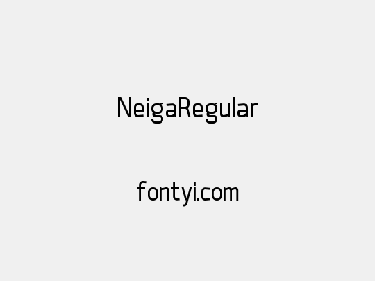 NeigaRegular