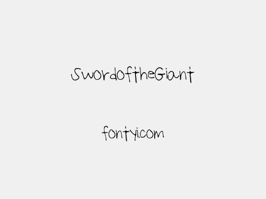 SwordoftheGiant