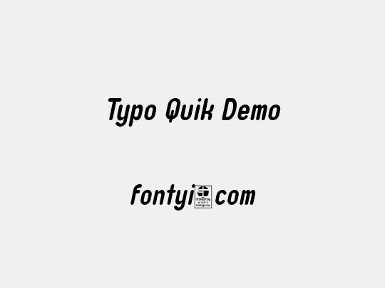 Typo Quik Demo