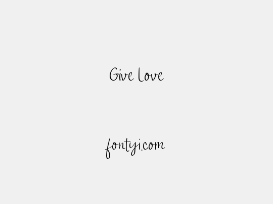 Give Love