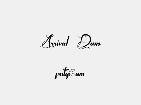 Arrival Demo