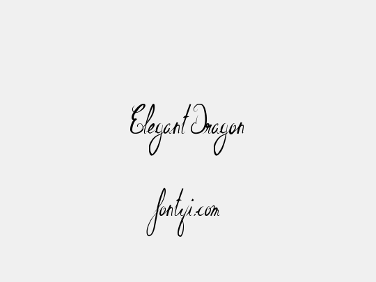 Elegant Dragon