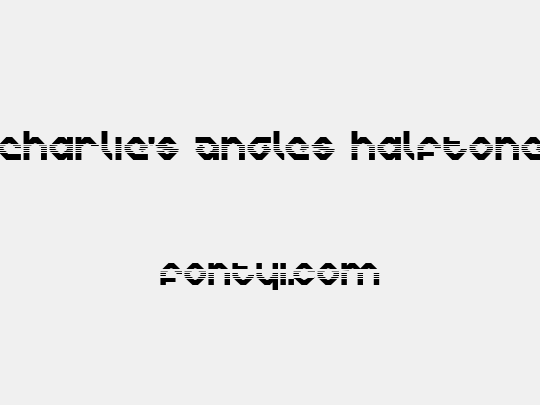 Charlie's Angles Halftone