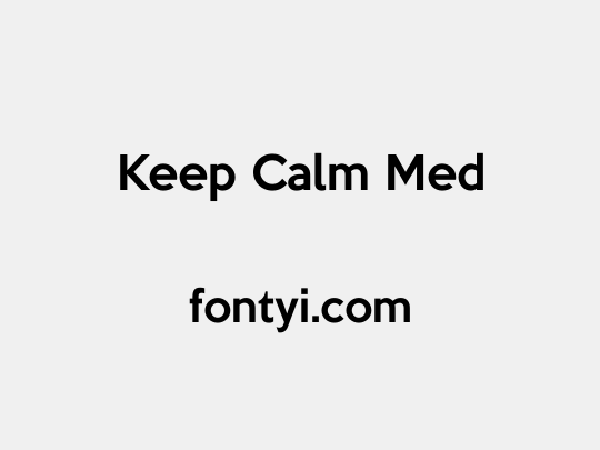 Keep Calm Med