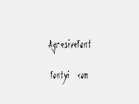 Agresivefont
