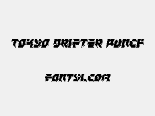 Tokyo Drifter Punch