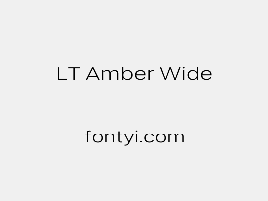 LT Amber Wide
