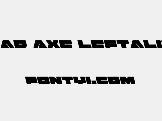 Bad Axe Leftalic