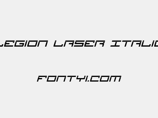 Legion Laser Italic