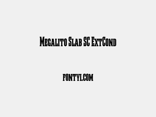 Megalito Slab SC ExtCond