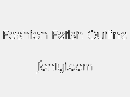 Fashion Fetish Outline