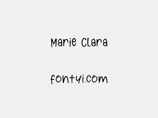 Marie Clara