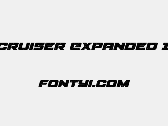 Starcruiser Expanded Italic
