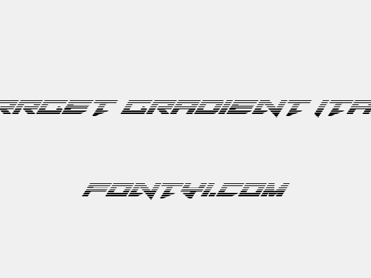 Tarrget Gradient Italic